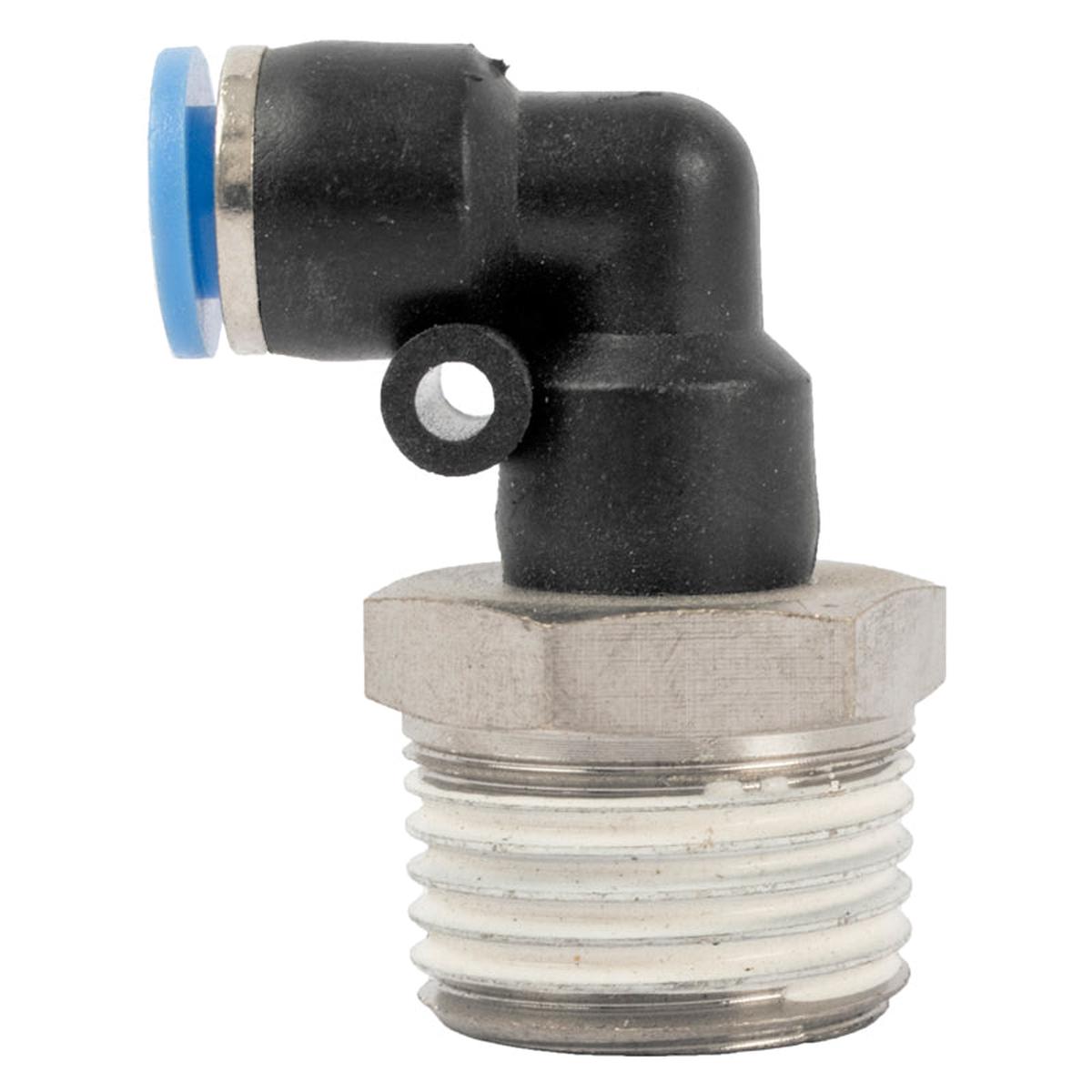 AIRCRAFT ELBOW 6MM-1/2 M PU HOSE FITTING SPL06-04