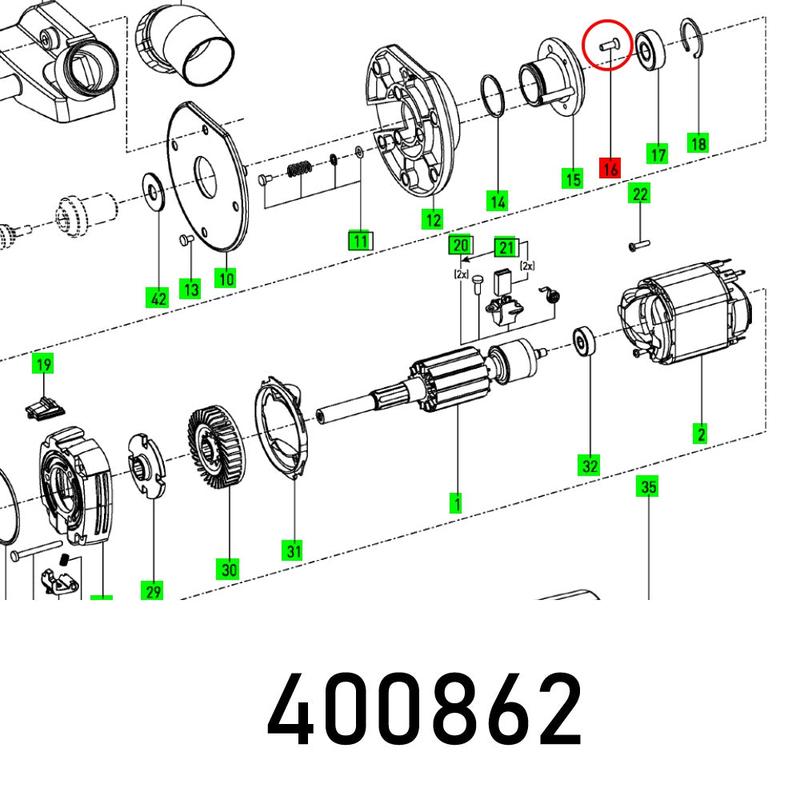 Festool, Countersink Din 965-M4X12-8.8-Pr80+, FES400862