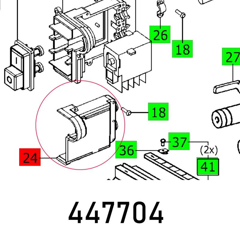 Festool, Switch Cover Cs 70 Eb, FES447704