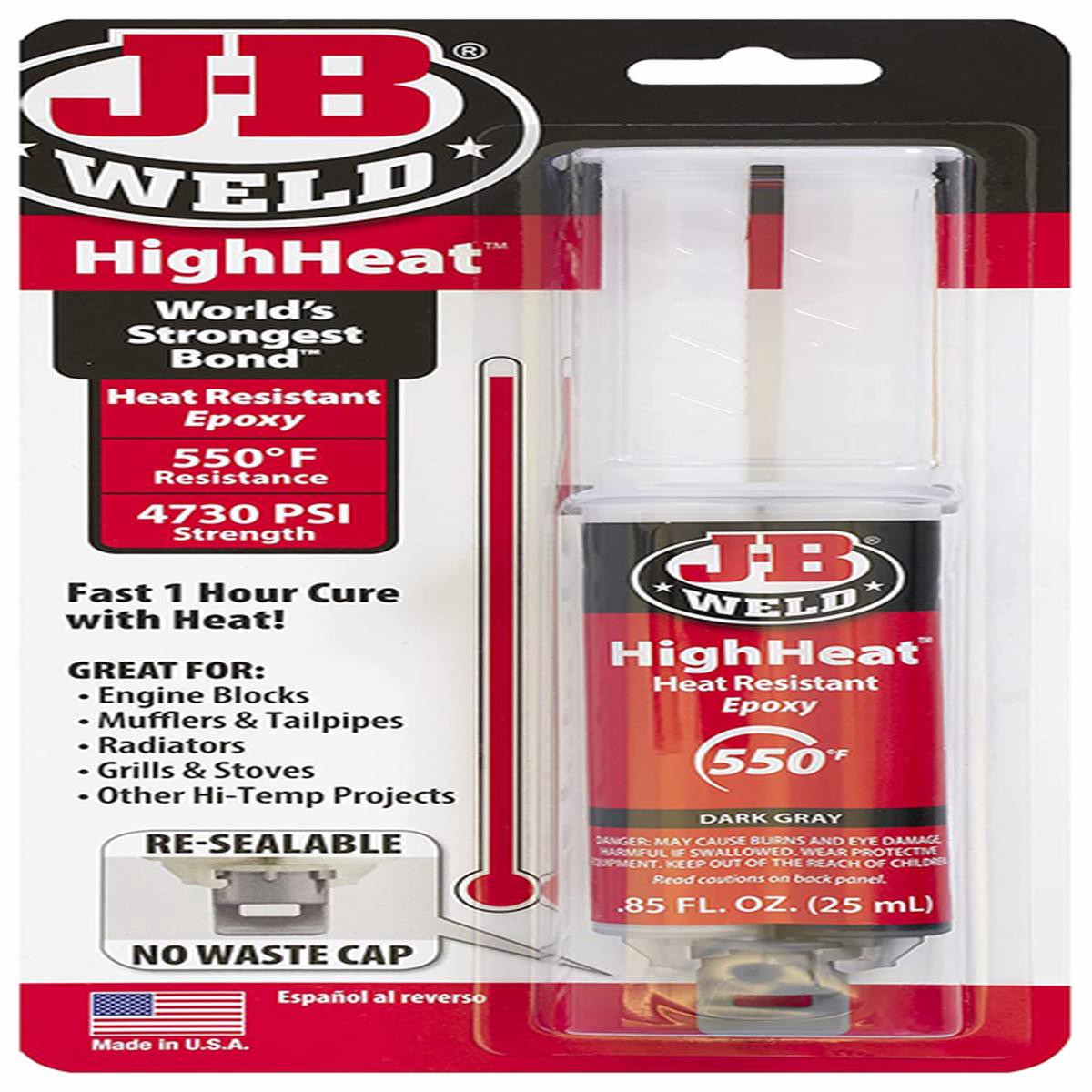 JB WELD High Heat Syringe JBW50197