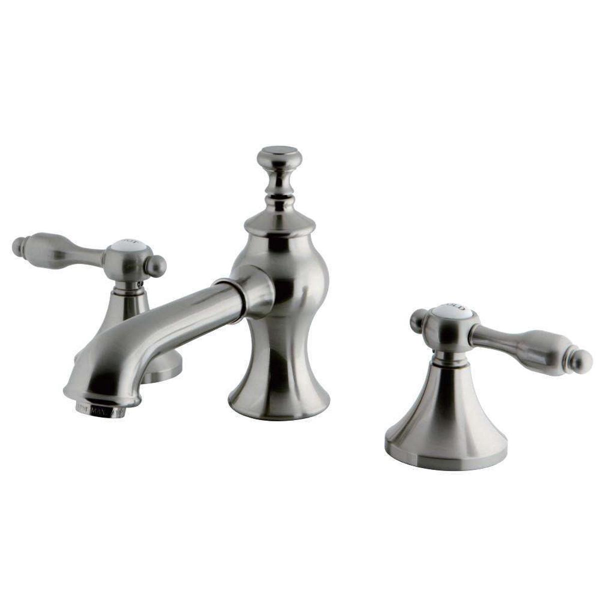 Kingston Brass KC7068TAL 8 in. Widespread Bathroom Faucet, Brushed Nickel