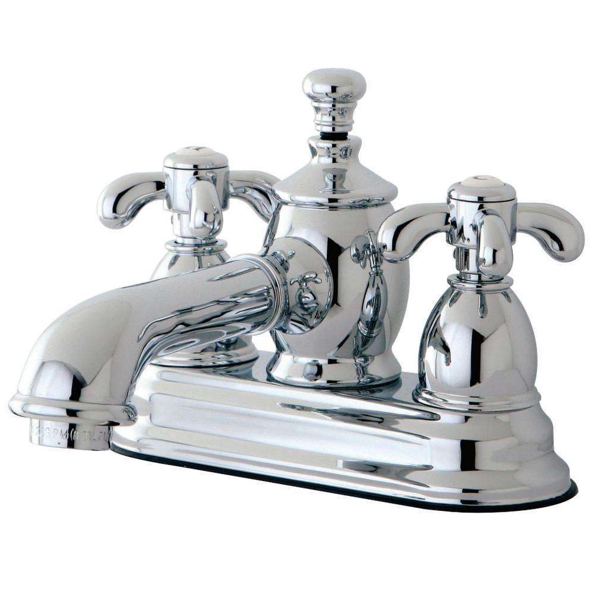 Kingston Brass KS7001TX 4 in. Centerset Bathroom Faucet, Polished Chrome