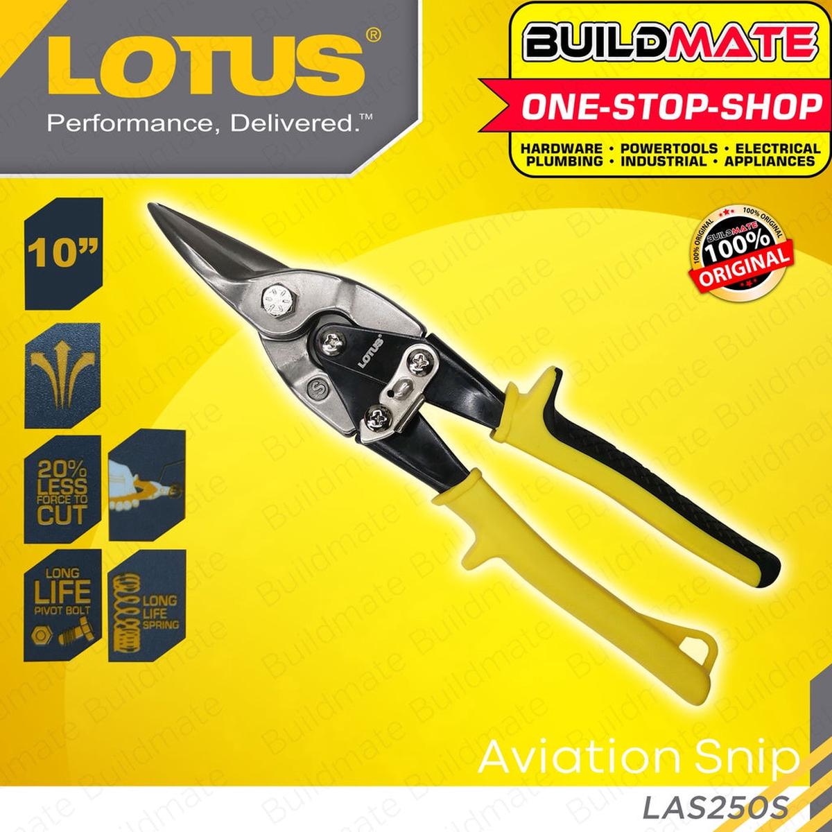 LOTUS Aviation Snip STRAIGHT Snips 10" Inch / 250mm Cutter Shear AS250S LTHT250SA/S BUILDMATE LHT