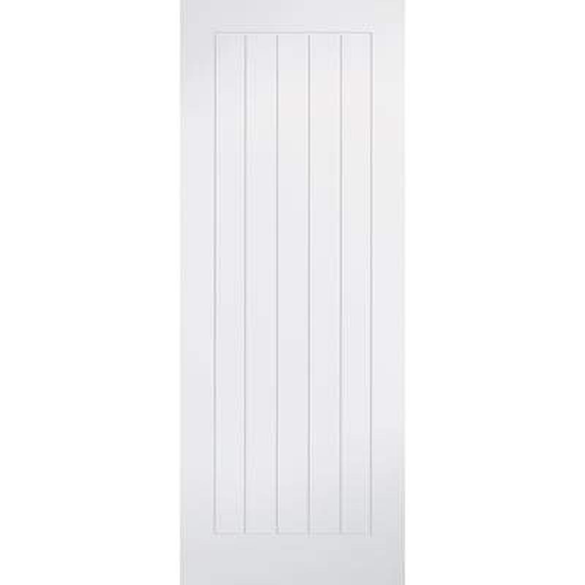 Mexicano White Primed Interior Fire Door FD60 - 1981mm x 838mm