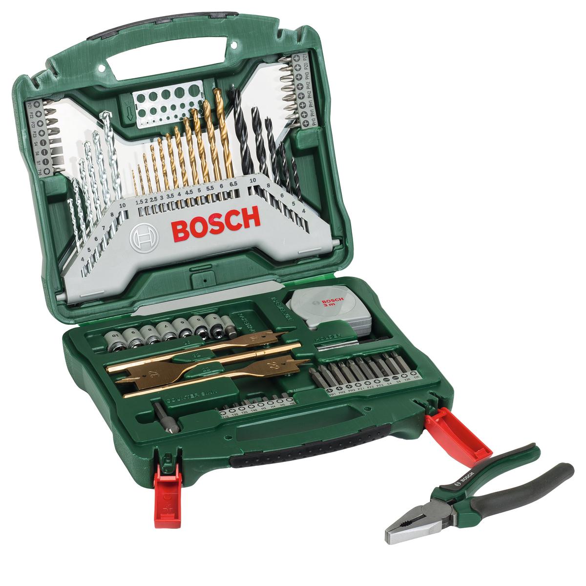Bosch DIY Accessory set X-Line 70Ti + pliers-set for free (Promo-basket 2012) 2607017197