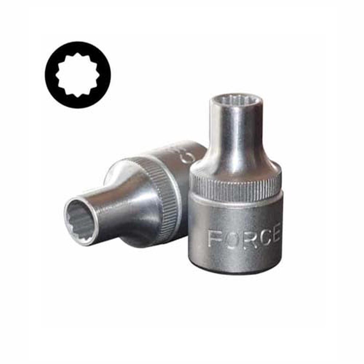 FORCE 1/2 DR BIHEX SOCKET 15MM  FO54915