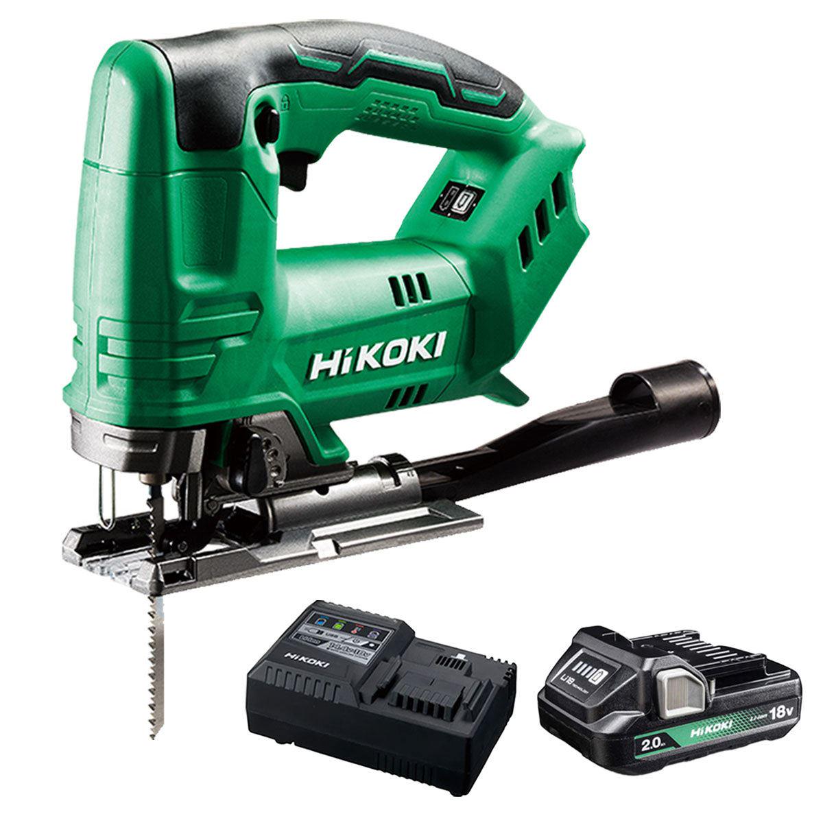 Hikoki CJ18DAW2Z 18V Cordless Top Handle Jigsaw with 1 x 20Ah Battery Charger