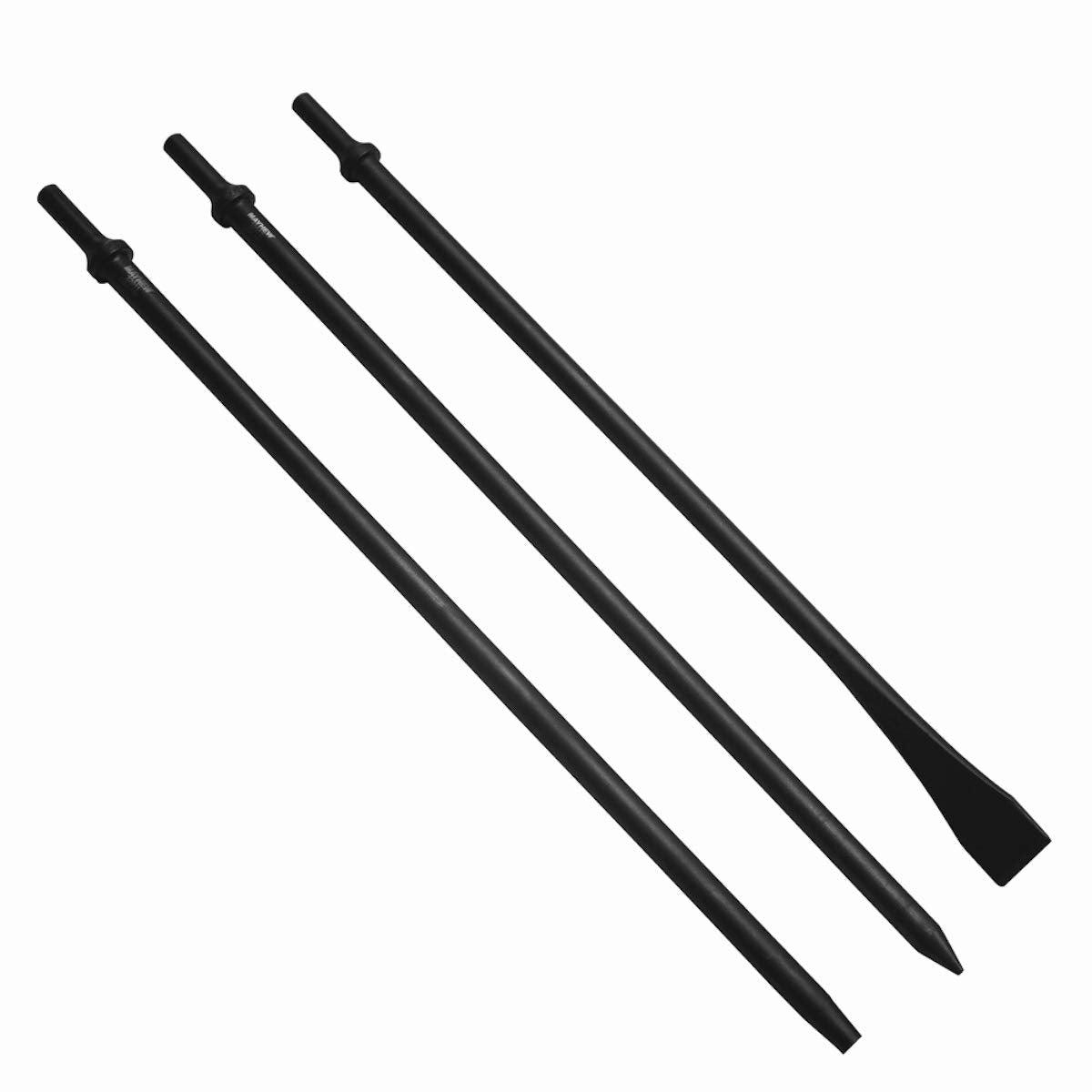 Mayhew Tools 37323 Long Pneumatic Tool Set 3-Piece Black Oxide Finish