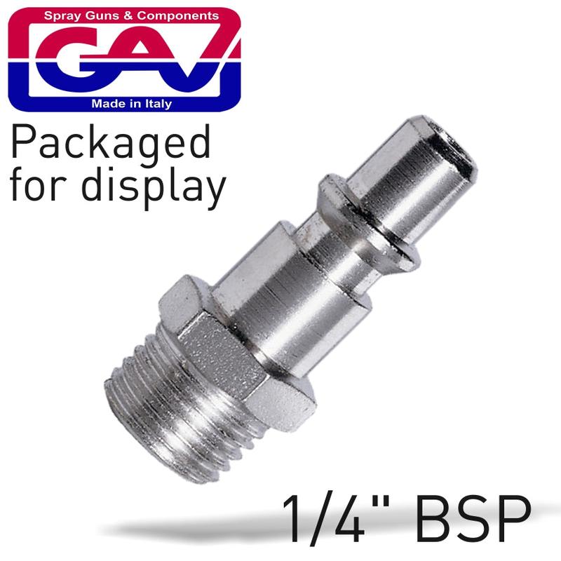 GAV QUICK COUPLER/INSERTS ARO 1/4'M 2 PACKAGED GAV23-1P