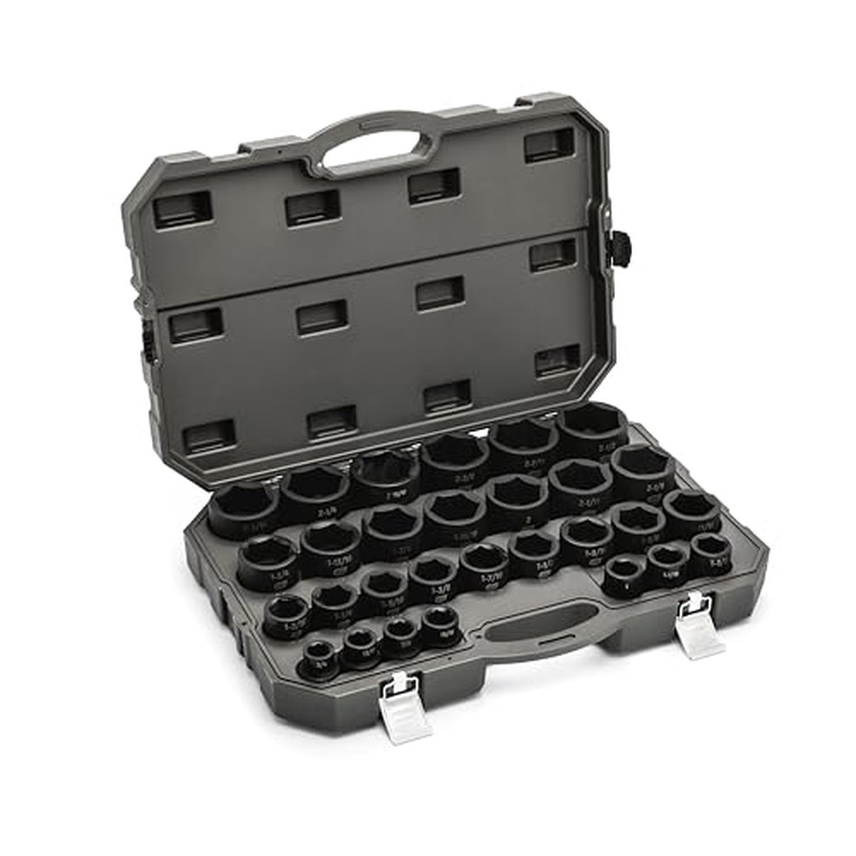 GEARWRENCH 29 Piece 3/4" Drive 6 Point SAE Impact Socket Set | 3/4" to 1-7/8" | 84035