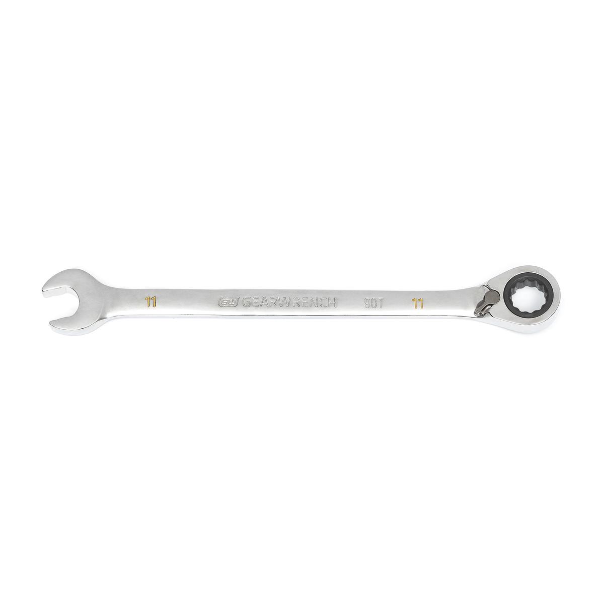 GEARWRENCH 90T 11mm Reversible Ratcheting Combination Wrench 8211 86611