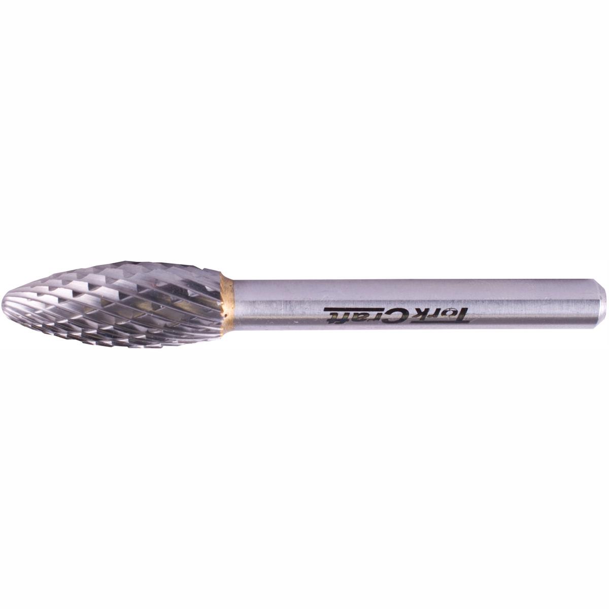 Tork Craft Rotary Burr Tungsten 10x25x6mm Round Point
