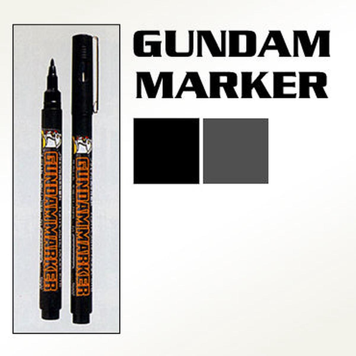 Brush Type Gundam Marker for Panel Lines (Group)