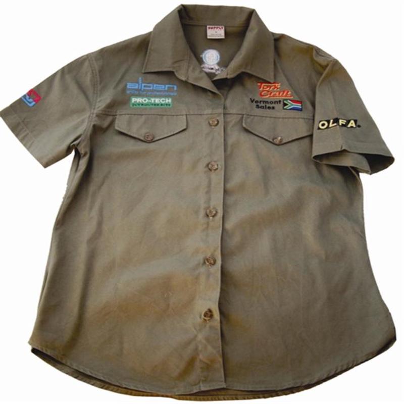 TORK CRAFT VERMONT LADIES COTTON SHIRT OLIVE XL TC00604