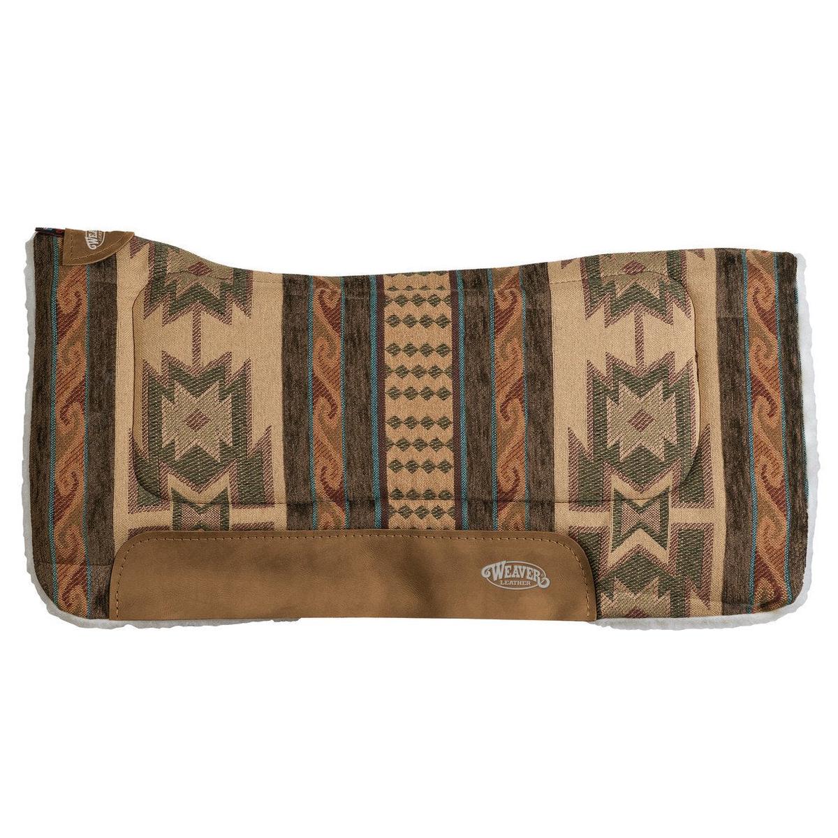 Weaver- All Purpose Contoured Herculon Saddle Pad- Coffee