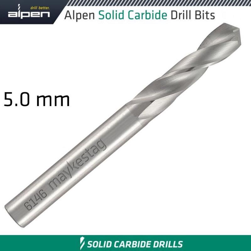 ALPEN ALPEN SOLID CARBIDE DRILL BIT 5.0 ALP614605
