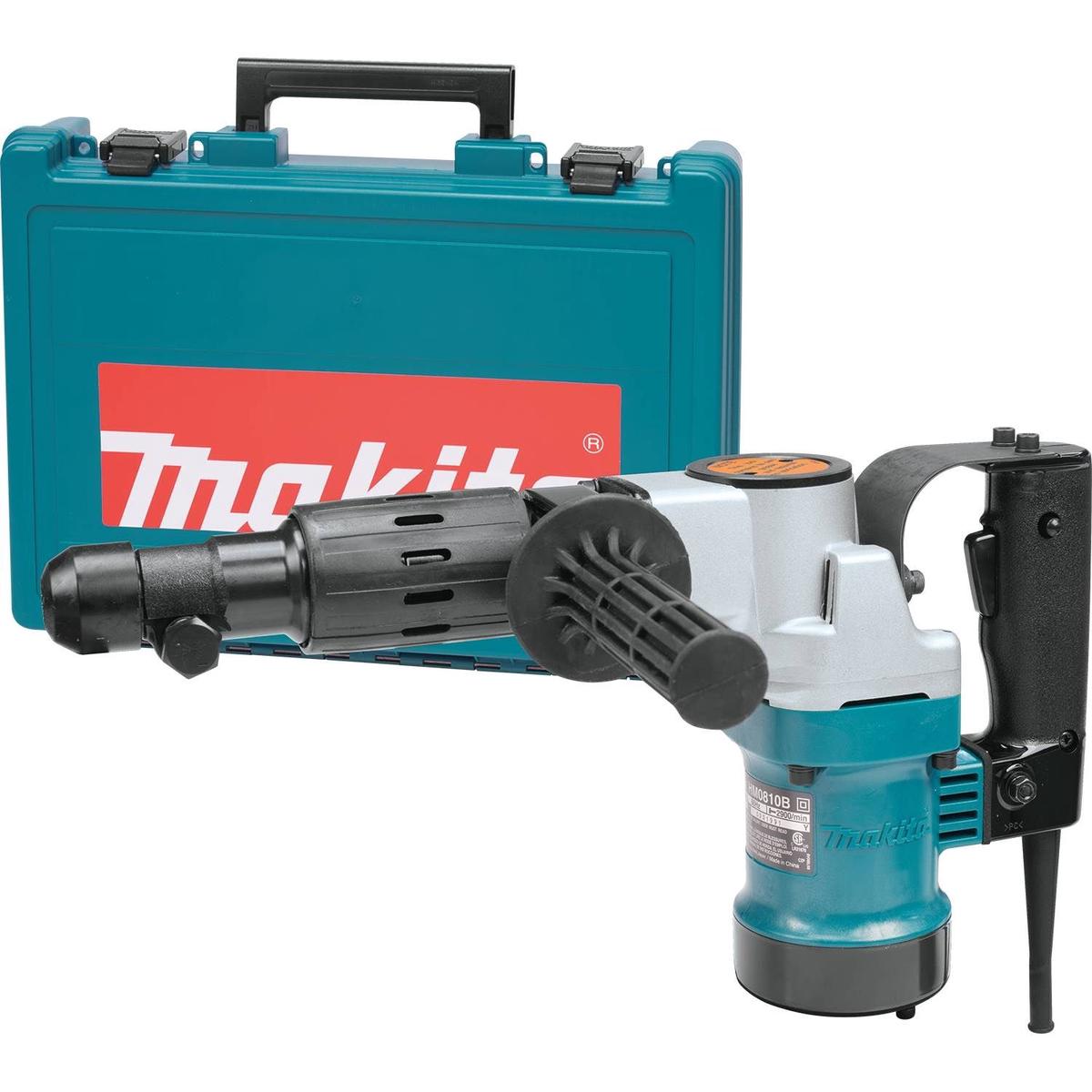 Makita (HM0810B) 13 lb. Demolition Hammer, 3/4" Hex - 21/32" Round, case