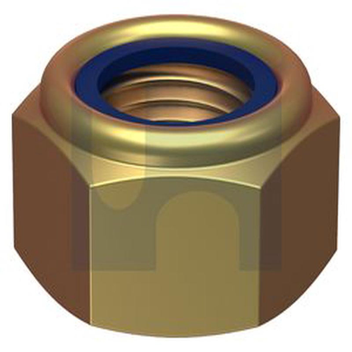 METRIC FINE NYLOC HEX NUT ZYP 8211 M20