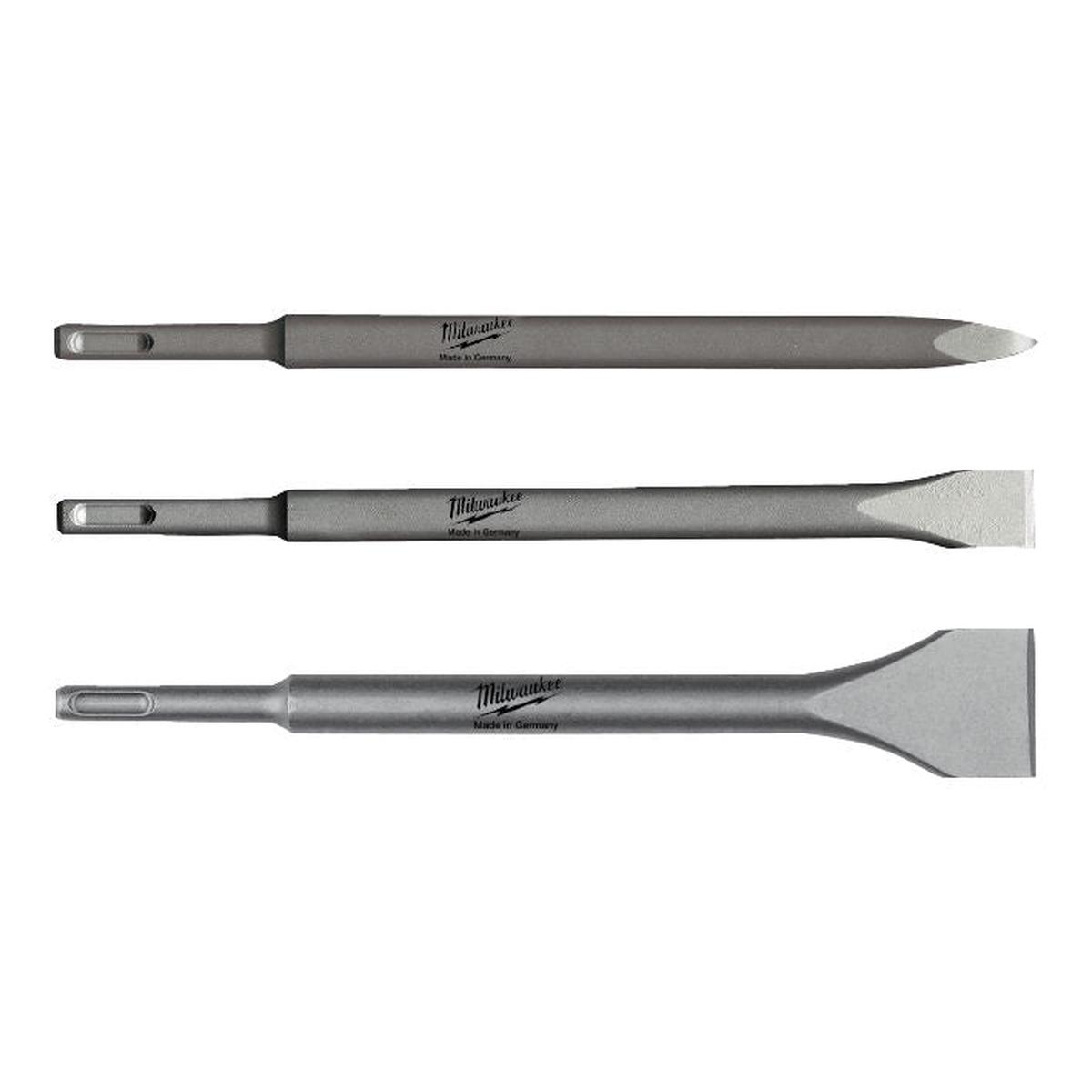 Milwaukee 4932430001 SDS-PLUS Chisel Set 3 Piece