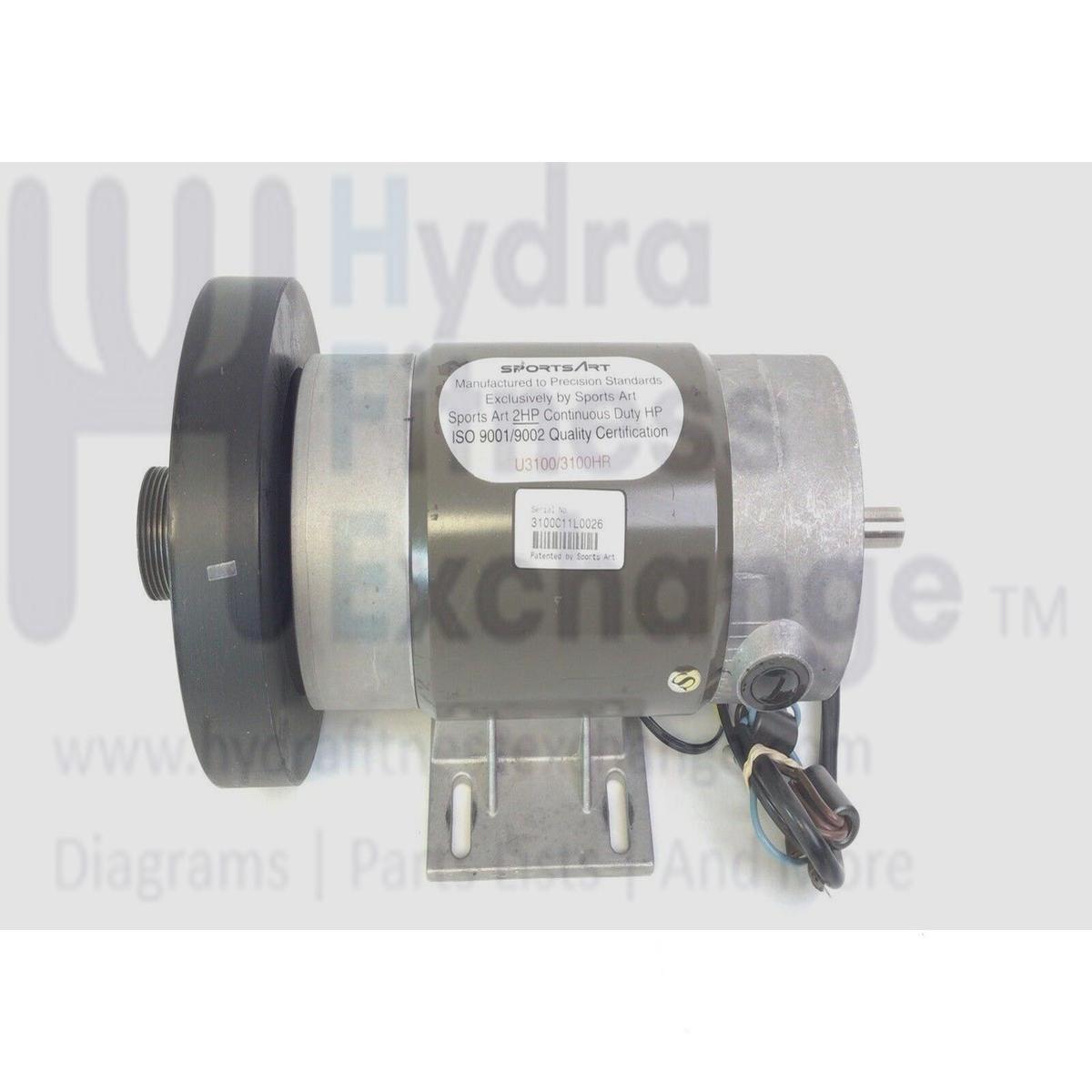 SportsArt 3100 3100HR 1210S 3120 3150 Treadmill DC Drive Motor 3100-51
