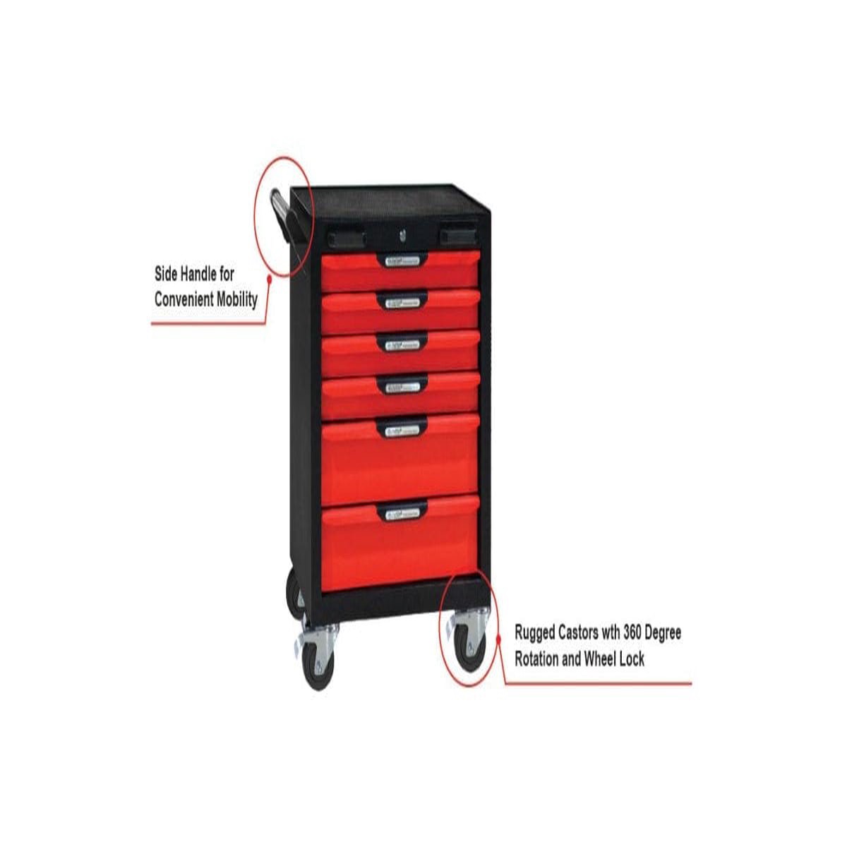6-Drawer Wagon (666 X 459 X 885Mm) AMPRO T47090