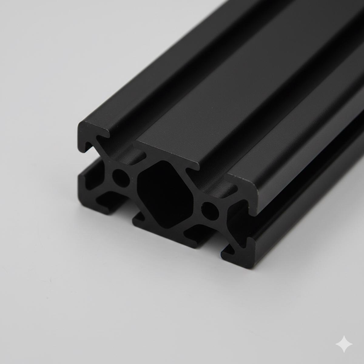 Aluminum profile MFP-2040-BLACK  size 1m