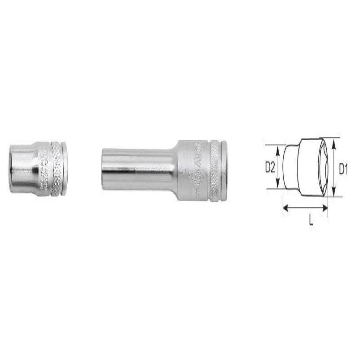 Bolt-Fit 3/8 Drive 18Mm 6 Point Socket AMPRO T52318