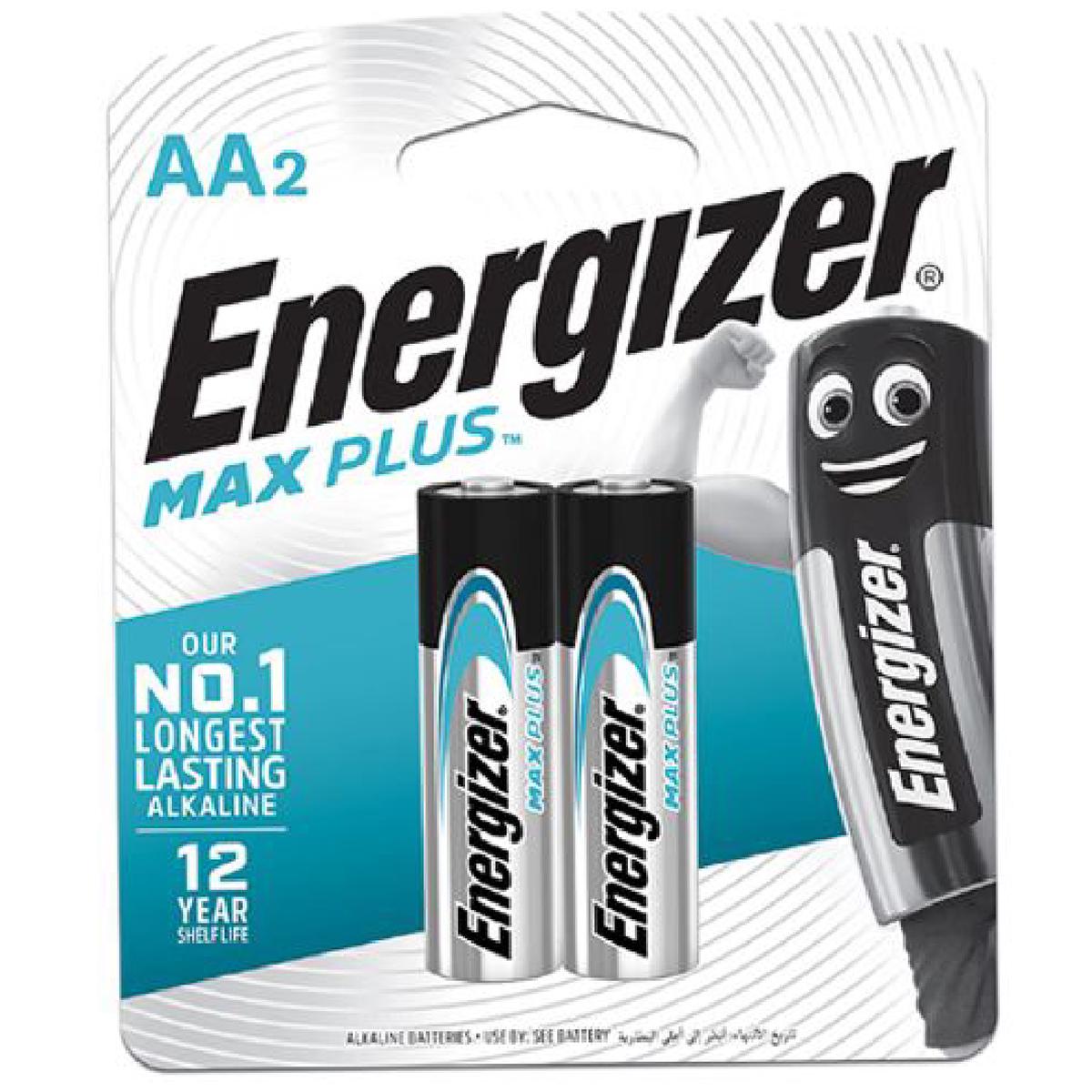 Energizer Max Plus Batteries - 2 pieces - (AA)