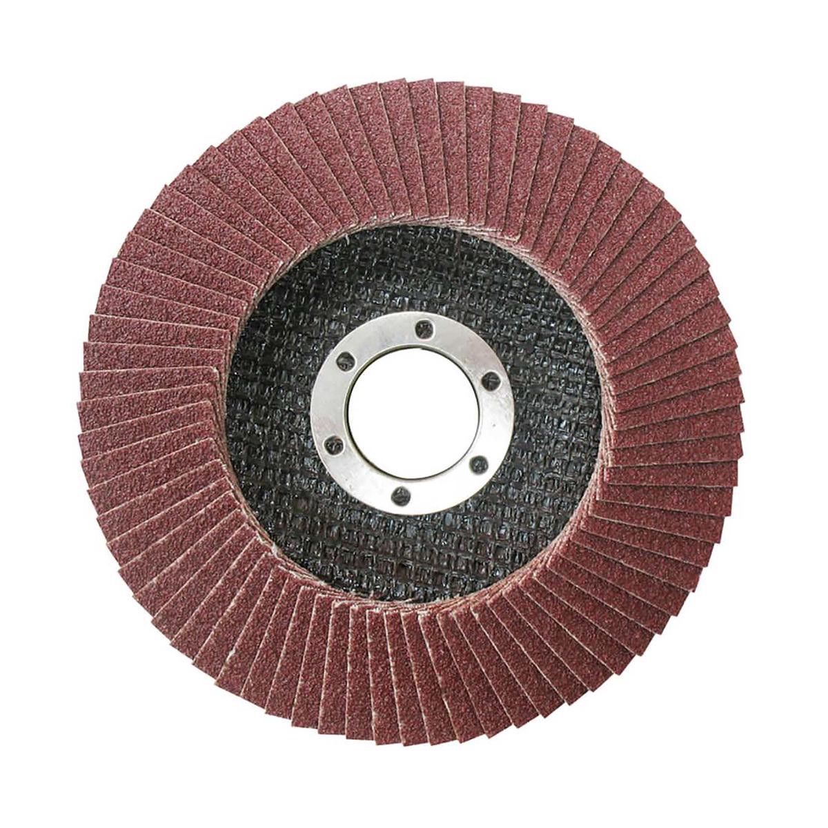 FLAP DISC BROWN 80 GRIT ALUMIMIUM OXIDE 10ppack SIM013 KFB11580