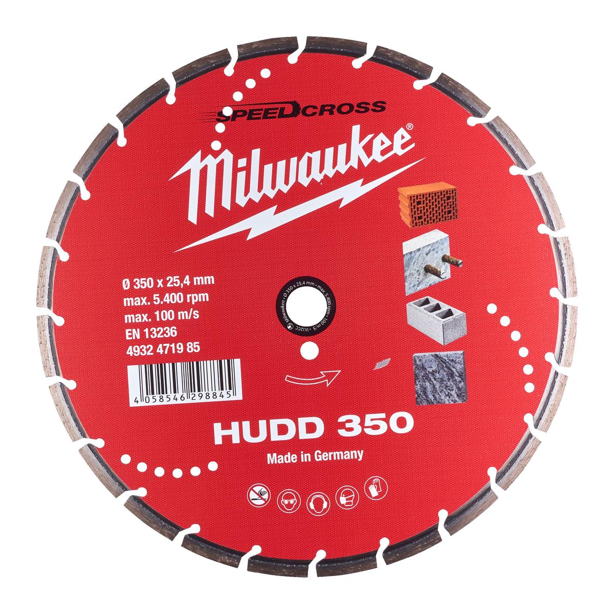 Milwaukee diamond cutting disc SPEEDCROSS HUDD 4932471985