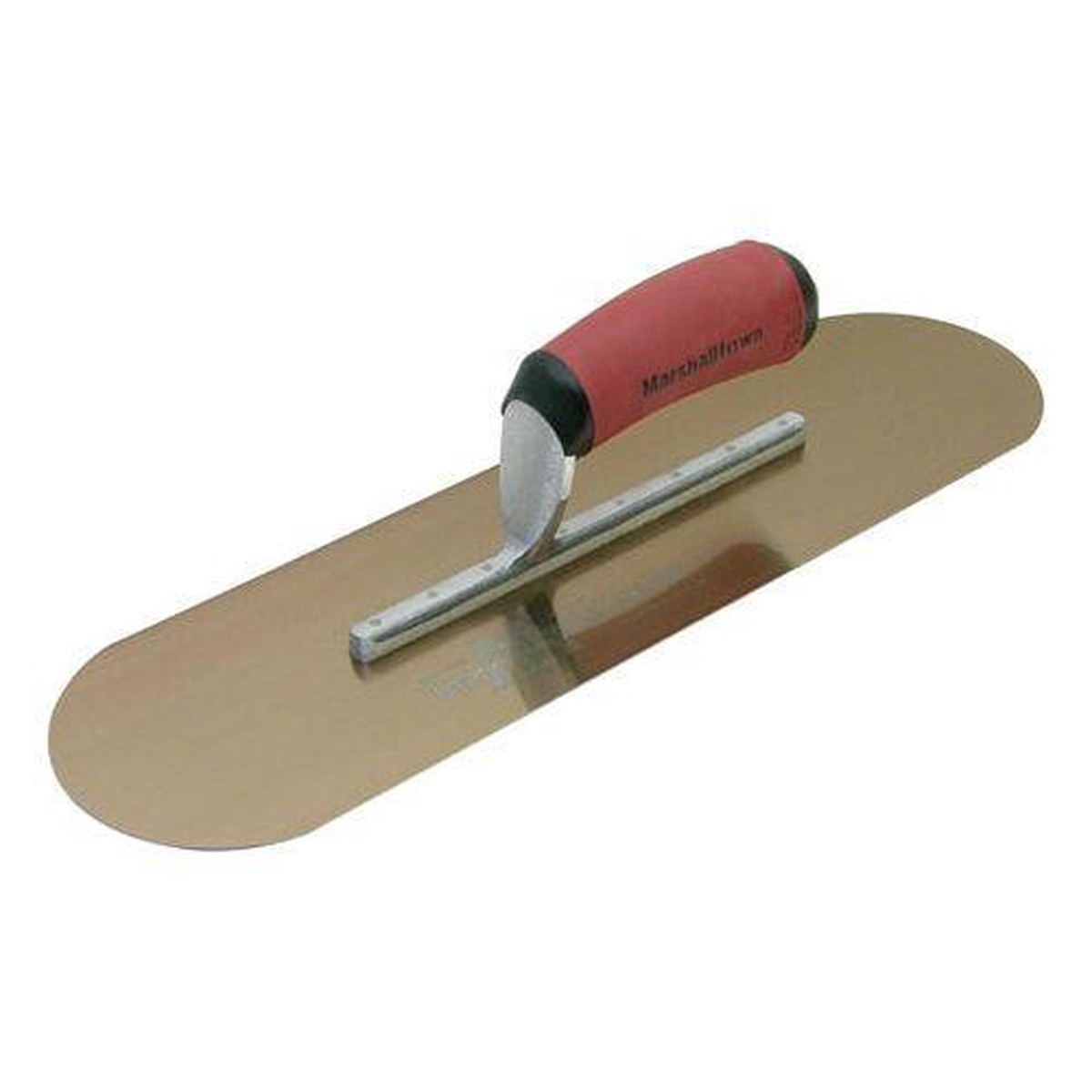 MTMSP164GSD Marshalltown 16 X 4 Golden Stainless Steel Pool Trowel wCurved DuraSoft Handle
