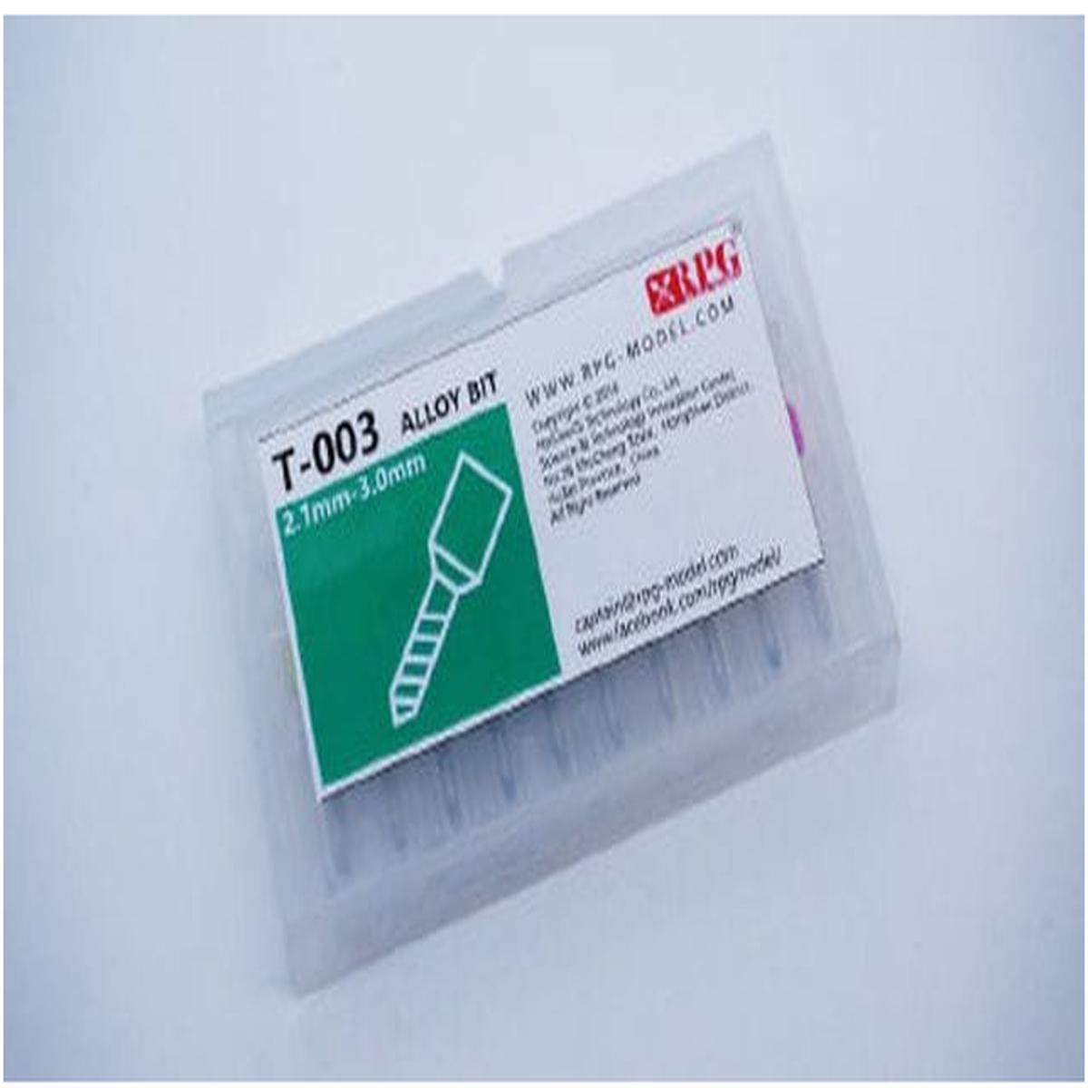 RPG T003 Alloy Bit Set 2.1mm-3mm