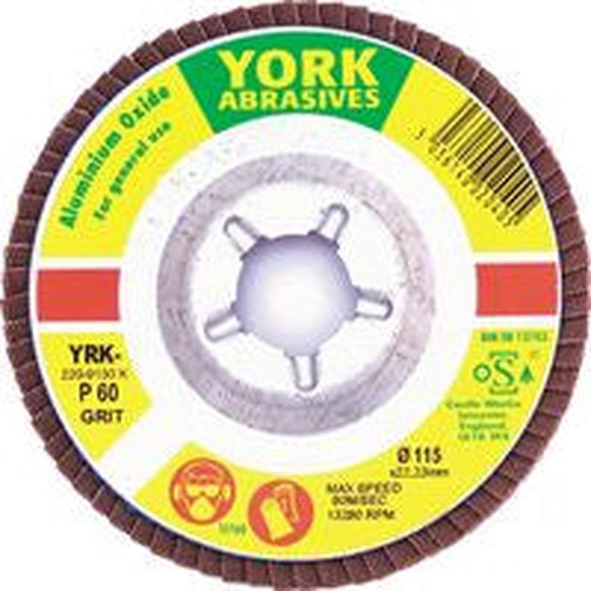 127 X 22MM ALUMBACK ALOXFLAP DISC P80