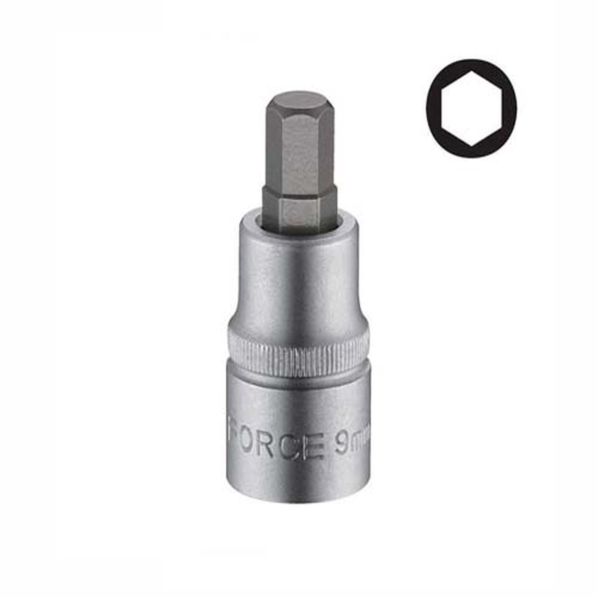 FORCE 12 DR HEX KEY SOCKET BIT 19MM X 70MM FO34407019