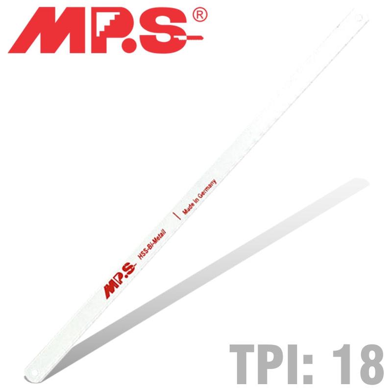 MPS HACKSAW BLADE HSS BI-METAL 18T X 300MM FOR ALL METAL CUTT MPS6620-18