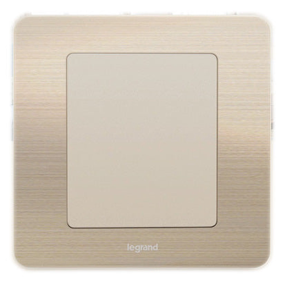 V8400-C1 LEGRAND 1 GANG GOLD BLANK PLATE