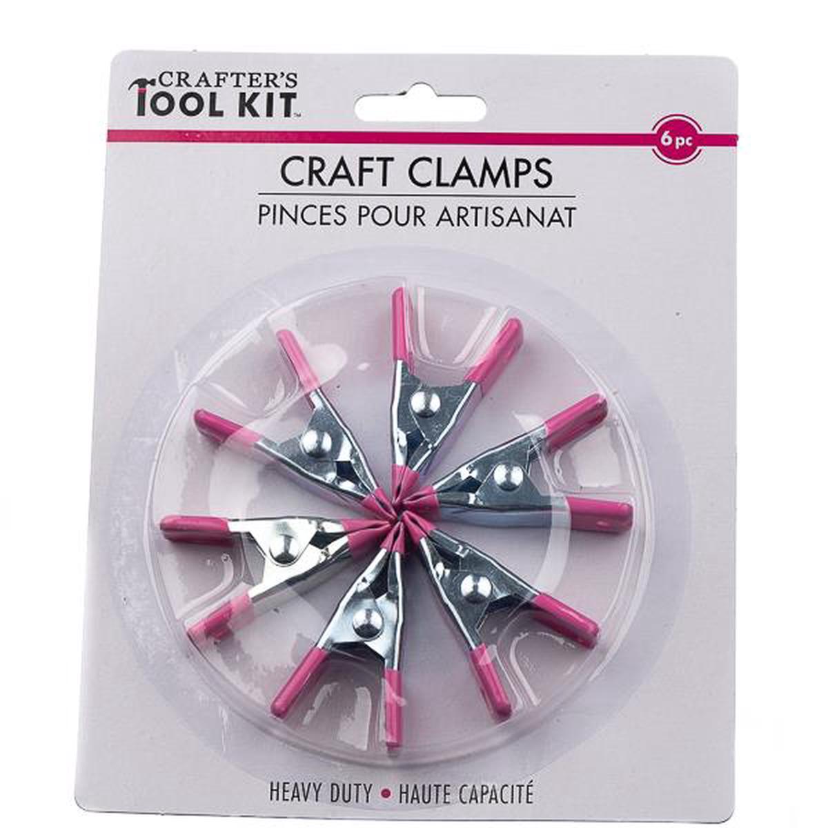 Crafter's Toolkit 2" Craft-Clamps Heavy Duty 6/pk - Default Title