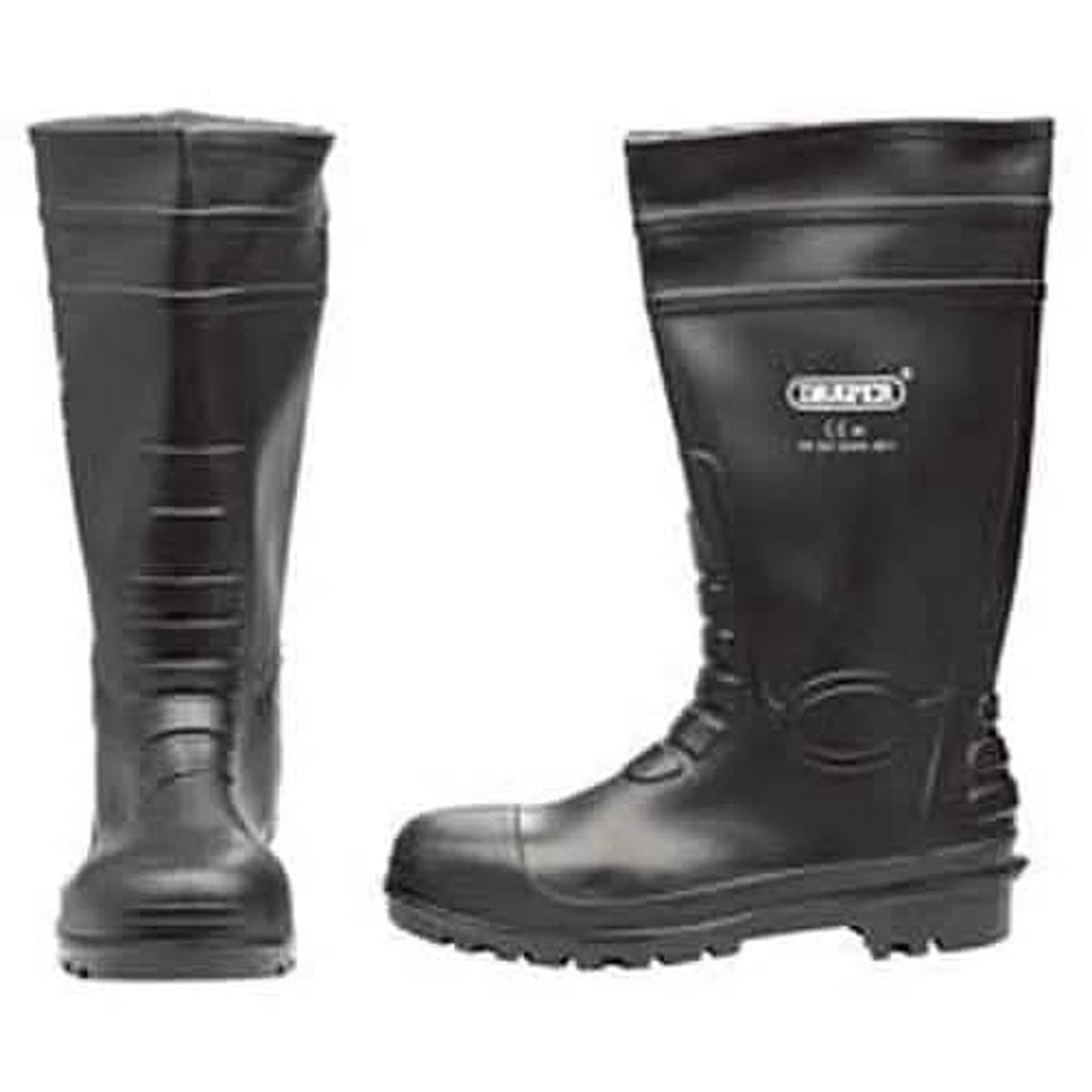 Draper 2699 Safety Wellington Boots, Size 9, S5 Dr-02699