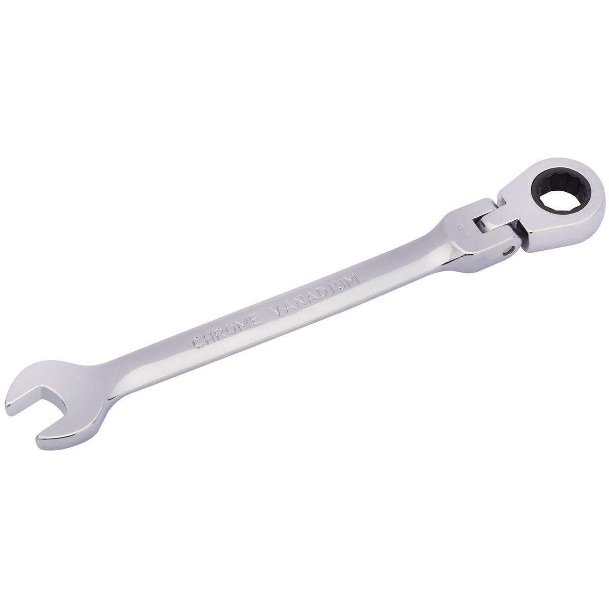 Draper 52010 Draper HI-TORQ Metric Flexible Head Ratcheting Combination Spanner, 9mm