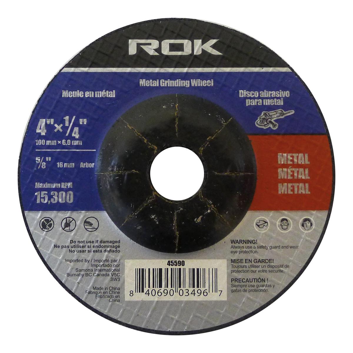 METAL GRINDWHEEL (Size Optional) - 4 1/4in