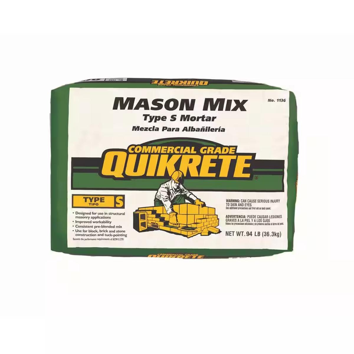 Quikrete Mason Mix Type S 94Lbs