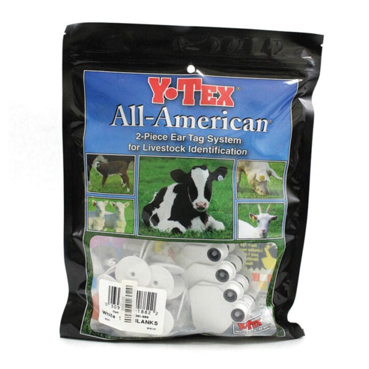 Y-Tex - Tag & Button 1 Star Blank White