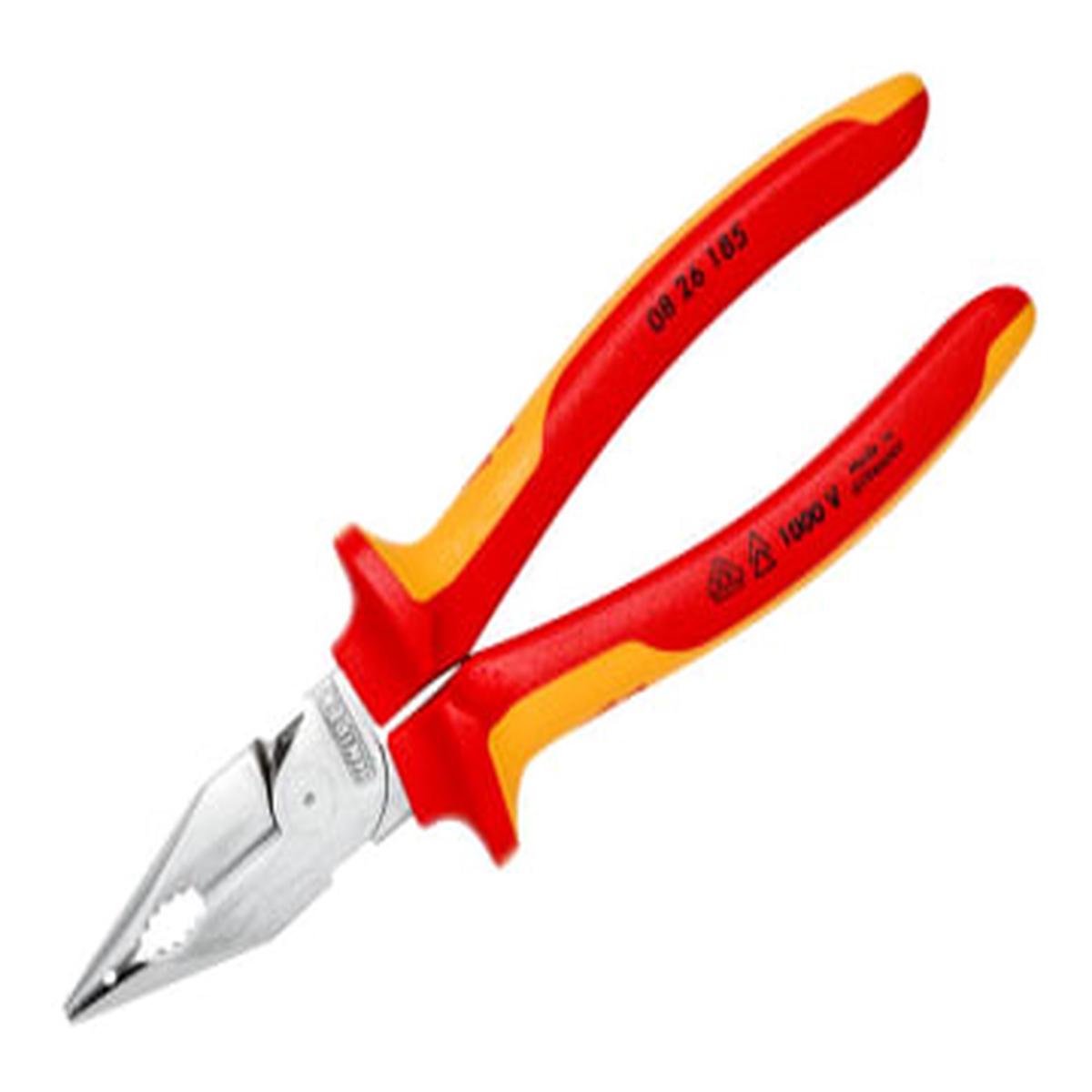 08 26 185 VDE Needle-Nose Combination Pliers 185mm