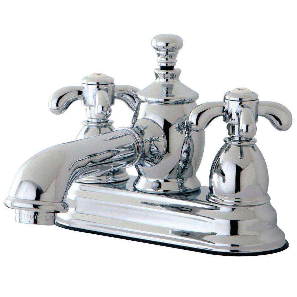 Kingston Brass KS7001TX 4 in Centerset Bathroom Faucet Polished Chrome