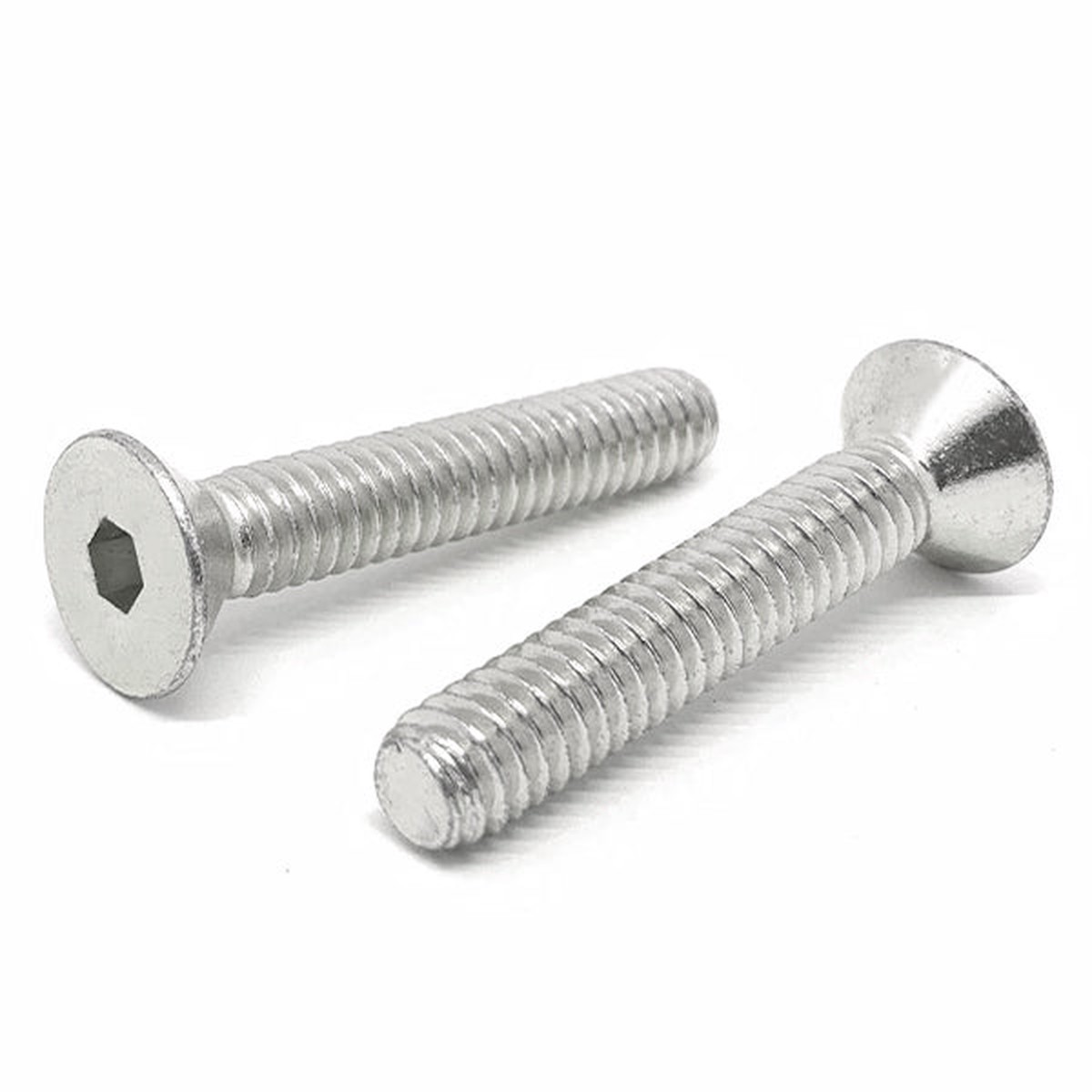 M8-1.25x25 Stainless A4-70 Flat Head Socket Cap Screws