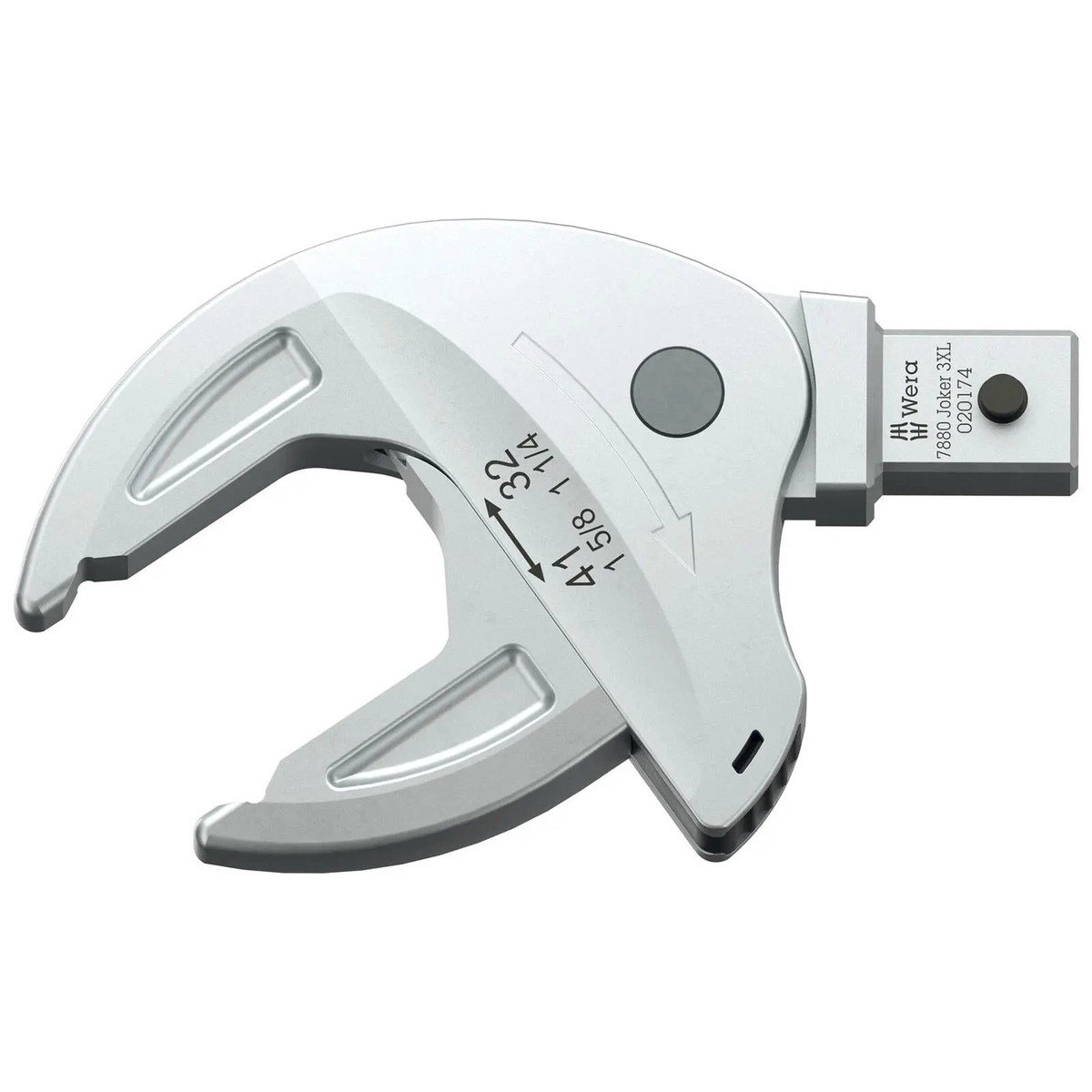 Wera Joker Spanner Wrench 3XL 32-41mm 7880 Self Setting Insert for Click Torque X 14x18mm Mounting