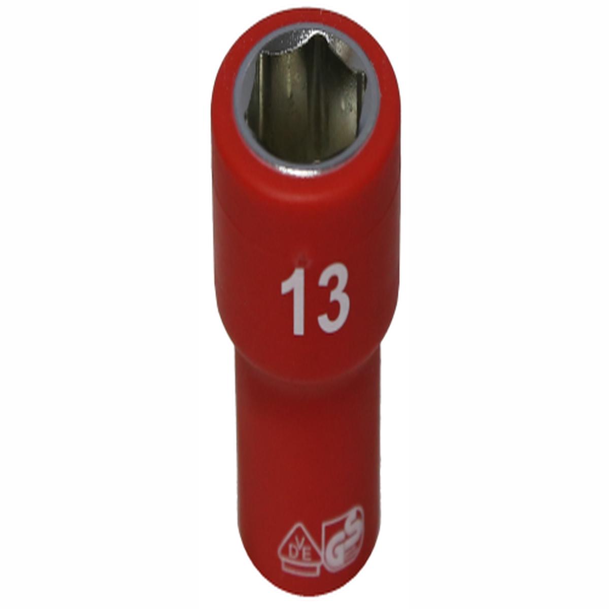 1/4" Drive VDE Insulated Socket 13mm