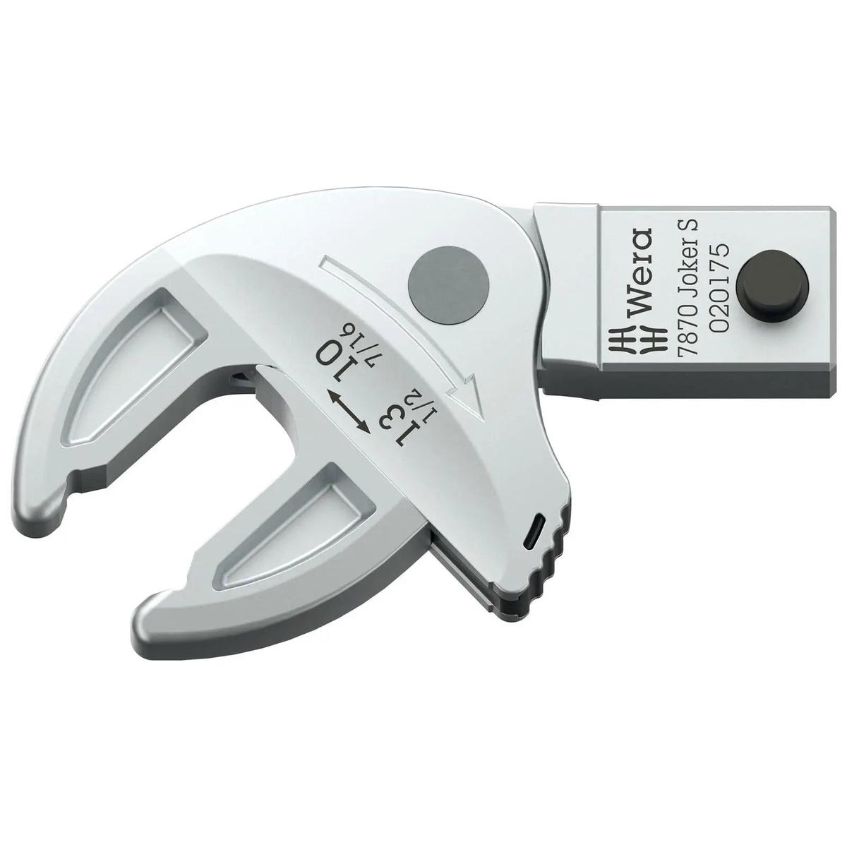 Wera Joker Spanner Wrench S 10-13mm 7870 Self Setting Insert for Click Torque X 9x12mm Mounting