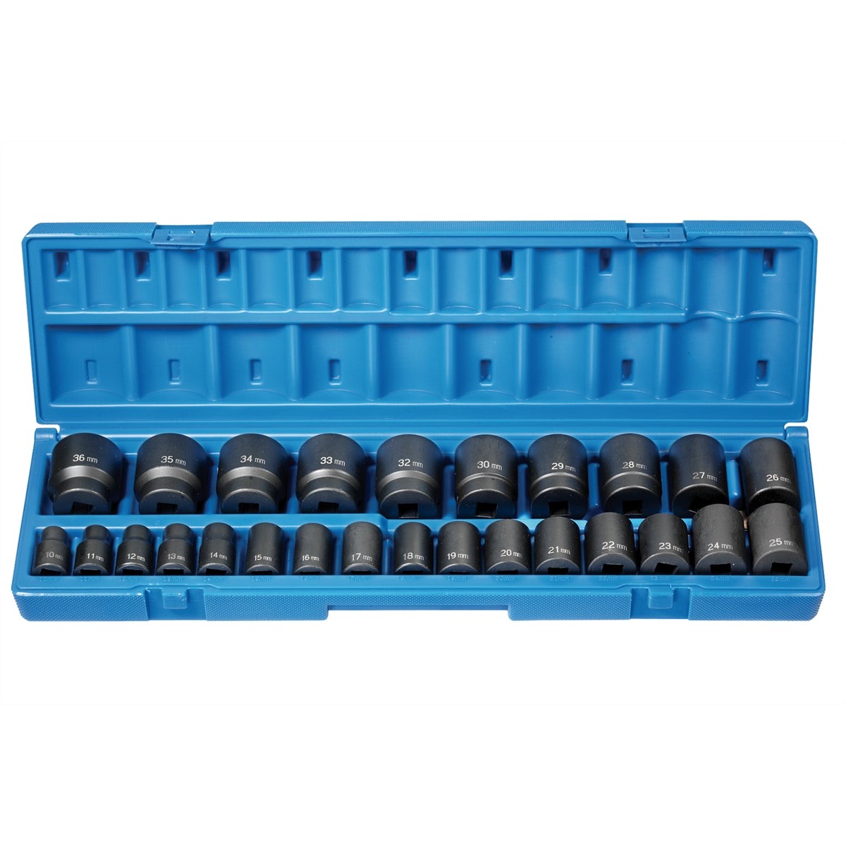 1/2" Dr. 26 Pc. Standard Length Metric Set - 12 Point GRE1726M