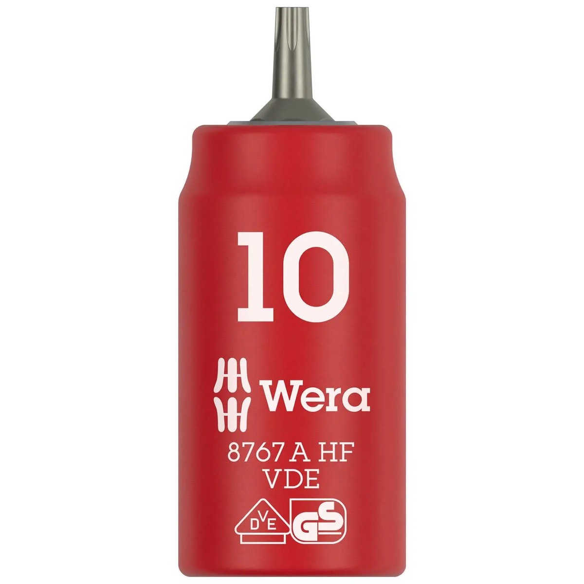 Wera VDE Zyklop Torx Bit Socket 1000V Holding Function 1/4" Drive 8767 A VDE HF TX10-TX40 - Choose Size